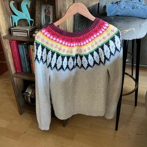 Marine Layer fair isle sweater